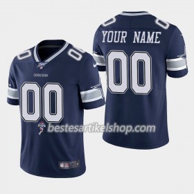 Herren Dallas Cowboys Trikot Nike Navy Blau 100th - Personalisiert